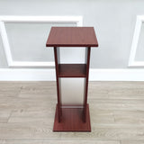 12x12x30" Table Stand Lectern Flattop Sculpture Riser Stand Side Table Dispenser 10183