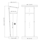 12x12x30" Table Stand Lectern Flattop Sculpture Riser Stand Side Table Dispenser 10183