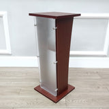 12x12x30" Table Stand Lectern Flattop Sculpture Riser Stand Side Table Dispenser 10183