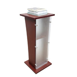 12x12x30" Table Stand Lectern Flattop Sculpture Riser Stand Side Table Dispenser 10183