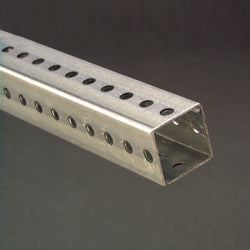 Galvanized Finish Square Posts   3' x 2 1/4 x 2 1/4 Base Post 101841