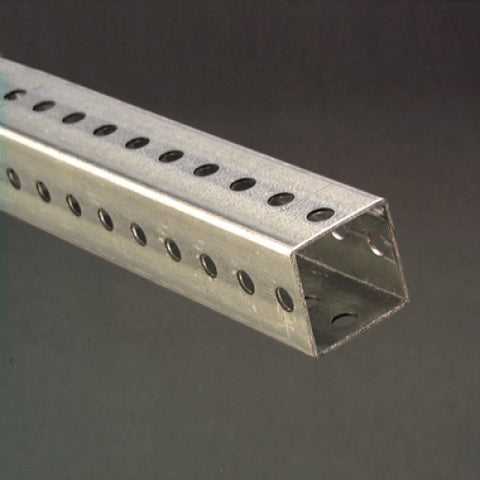 Galvanized Finish Square Posts   3' x 2 1/4 x 2 1/4 Base Post 101841