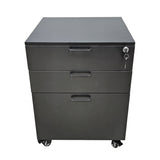 20X24X18" Filing Cabinet Legal Letter Size Night Stand Black Wood Office Home 10184