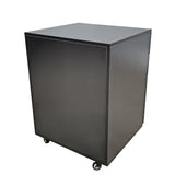 20X24X18" Filing Cabinet Legal Letter Size Night Stand Black Wood Office Home 10184