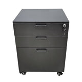 20X24X18 Filing Cabinet Legal Letter Size Night Stand Black Wood Office Home 10184