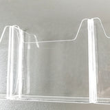 10-Pocket Wallmount Literature Holder Tri-fold 4X9.5 Brochure Leaflet 22X16X1.3 10187