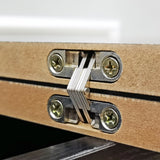 23X11.5X23" Narrow Side Table Night Stand USB Ports and Outlets for Small Spaces 10190