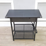 23X11.5X23" Narrow Side Table Night Stand USB Ports and Outlets for Small Spaces 10190