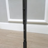 16X11.6X28-32" C Shaped Small Sofa Side Table w/ Storage Bag & Metal Frame 10191