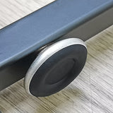 16X11.6X28-32" C Shaped Small Sofa Side Table w/ Storage Bag & Metal Frame 10191