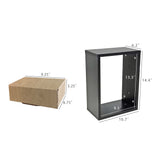14X6X10" Wood Frame Organizer w/ 4 Boxes Stackable Slot Nuts Bolts Accessories 10193+4XUPS SMALL BOX