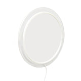 12" Round Sign Lighted LED Logo Block Signage Blank Panel Customizable 10194-Without Hole