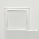 12" Square Sign Lighted LED Logo Block Signage Blank Panel Customizable 10195-Without Hole