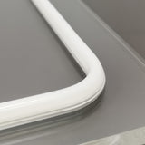 12" Square Sign Lighted LED Logo Block Signage Blank Panel Customizable 10195-Without Hole