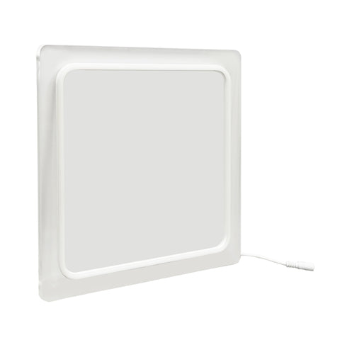 12" Square Sign Lighted LED Logo Block Signage Blank Panel Customizable 10195-Without Hole