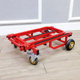 Extends Up to 24.5" to 42", Folding Transport Cart, Foldable and Lightweight 10197
