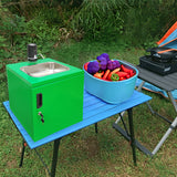 16X15X21" Portable Mobile Sin Electric Pump Camping Food Service Vendor Day Care 10198