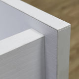 17X15X25" 5-Drawer Cabinet Nightstand BedsideTable Wheel Closet Office Organizer 10200