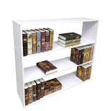 44X43X12" Wood Bookcase Shelf Organizor Modular Expandable Home, Office, Library 10201