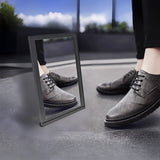 12.6X17X4.3" Vanity Cosmetic Shoe Fitting Mirror Black Metal Frame Glass 15588