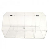 FixtureDisplays® 24 X 12 X 12" Acrylic Bin Plaxiglass Organizer 4 Compartments Display Bin for Candy, Cereal, Chocolate Coffee Bean Assembly Video Provided 100826-NEW
