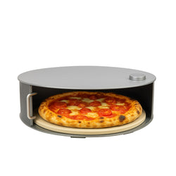 18X18X5"Stainless Steel Pizza Oven w/Stone Kettle Grilltop Slidedoor Thermometer 10208