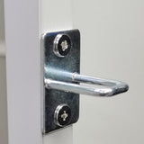 48 X 26 X 70" Keyless Touchscreen White Storage Lockers, 28 X 10.6 X 25" Slots 10209-LUGGAGE STORAGE