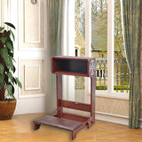20X32X20" Prayer Bench, Padded kneeler book shelf, Easy Fold-away Prayer Table 10211