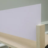 21X11X49" 4Tier Wood Rack Foldable Display Shelf Merchandise With Blank Sign 10213