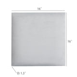16 X 16 X 1.3" Wall Protection Pads Shield Against Collision Induced Injuries 10216 16X16"