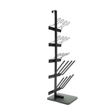 12.8 X 16 X 55.7" 10-Pair Shoe Organizer – 5 Tiers for Boots & Shoes, Black 10217