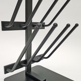 12.8 X 16 X 55.7" 10-Pair Shoe Organizer – 5 Tiers for Boots & Shoes, Black 10217