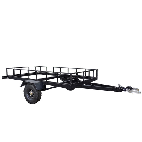 Drive-Up Gate Utility Trailer ¨C 5x8 ft Deck, Ideal for Tools, ATVs & Equipment 10218