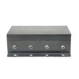 12X10X4" Loading Dock Bumper Stacked Rubber with Metal Face Plate Heavy Duty 10219 Dock Bumper