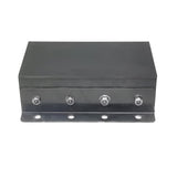 12X10X4" Loading Dock Bumper Stacked Rubber with Metal Face Plate Heavy Duty 10219 Dock Bumper