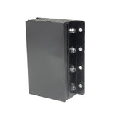 12X10X4" Loading Dock Bumper Stacked Rubber with Metal Face Plate Heavy Duty 10219 Dock Bumper