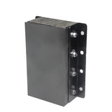 12X10X4" Loading Dock Bumper Stacked Rubber with Metal Face Plate Heavy Duty 10219 Dock Bumper
