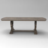 95 X 39.4 X 30" Artisan Solid Wood Table – Durable, Distinctive, Versatile 10223