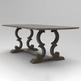 95 X 39.4 X 30" Artisan Solid Wood Table – Durable, Distinctive, Versatile 10223