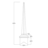 Stainless Steel Church Steeple – Rust Resistent Maintanence Free 10230