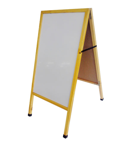 White Sign Board, A Frame Sidewalk Sandwich Menu White Wet Erase Promotion Sign