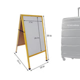 A Frame Double Sided White Menu Board Dry Eraser 19X37X28¡±10235 White