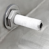 25X25X2 304 Stainless Steel Washing Machine Drain Pan Discharge Valve Faucet 10236