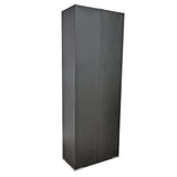 Secure RFID Lock Metal Cabinet Locker, 6 Slots Steel Storage Cabinet,White/Black 10238