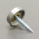 4PK 304 Stainless Steel Screw 16mm D Advertising Mirror Nail Decorative Cover 10239