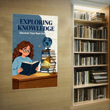 Clear Frameless Plexiglass Acrylic Wall Poster Frame with Slide-In Design Holds 10244