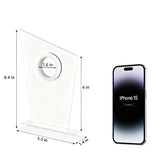 FixtureDisplays? 5.3 x 8 x 1.4 Crystal Glass Golf Trophy 10248 10248