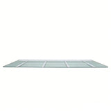 96 X 38 Heavy-Duty Window Well Cover, Transparent PVC with Metal Frame, Supports Up to 500 lbs 10249-6111