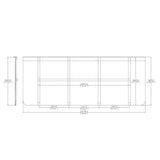 96 X 38 Heavy-Duty Window Well Cover, Transparent PVC with Metal Frame, Supports Up to 500 lbs 10249-6111