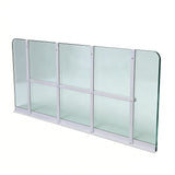 96 X 38 Heavy-Duty Window Well Cover, Transparent PVC with Metal Frame, Supports Up to 500 lbs 10249-6111